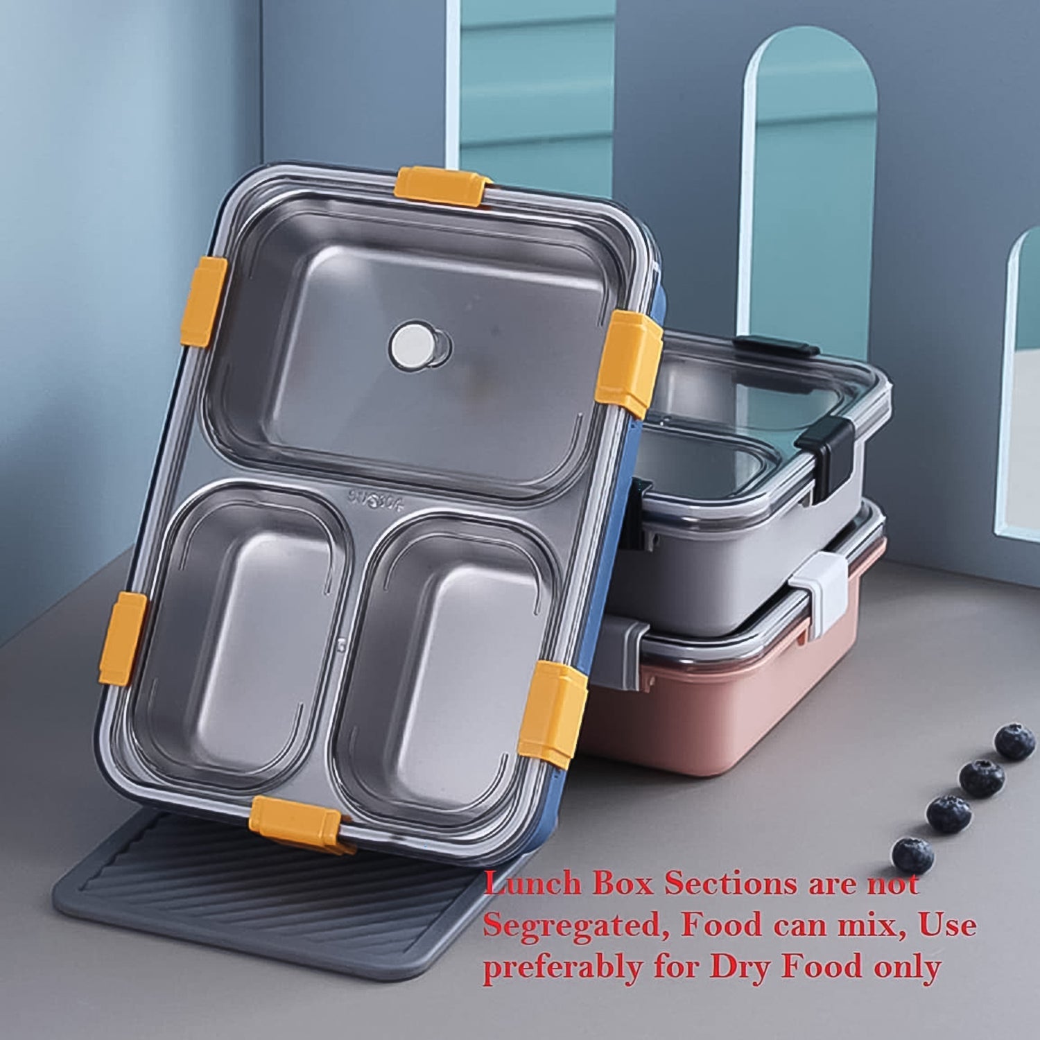 Stainless Lunch Set with Spoon & Chopsticks Stainless Lunch Set with Spoon & Chopsticks